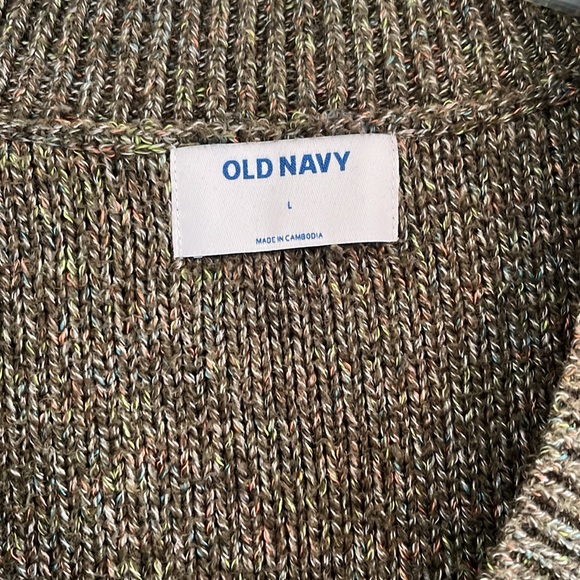 Green Old Navy V-neck Sweater - Picture 2 of 2